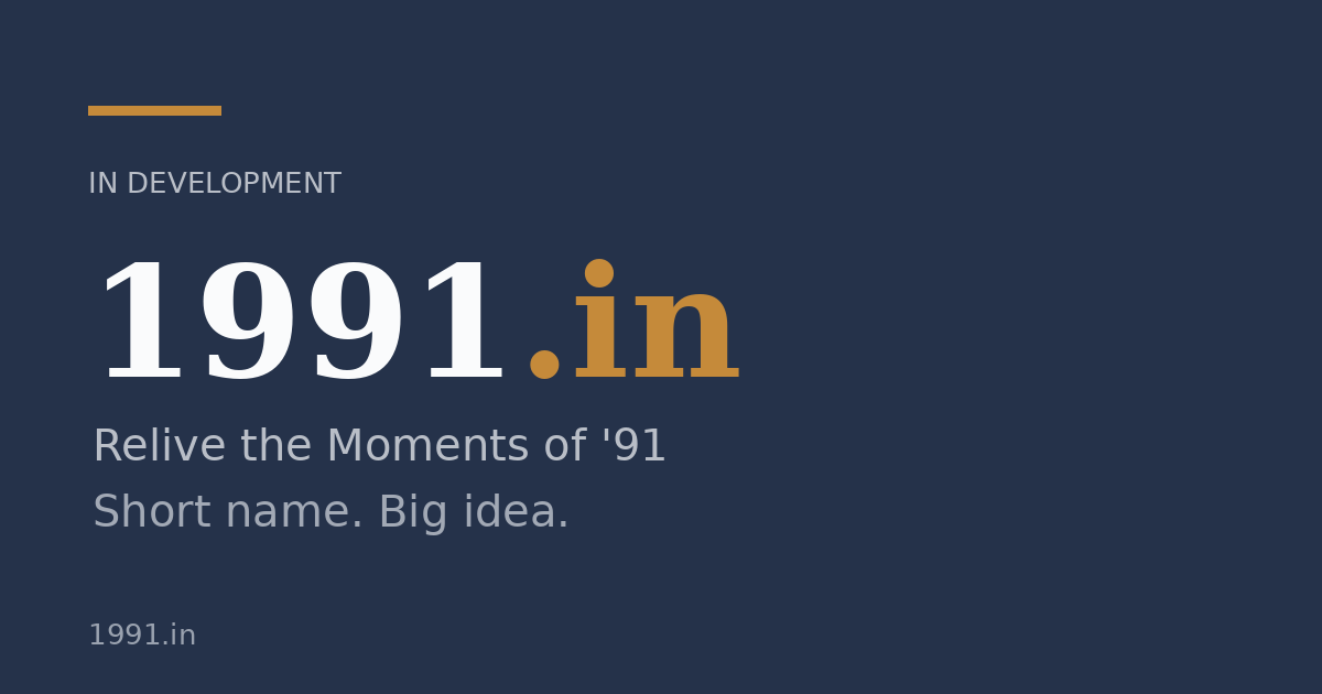 Link preview image for 1991.in